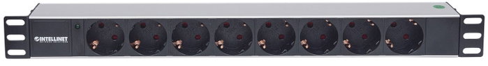 Intellinet PDU de 1U para rack de 19 pulgadas con 8 salidas AC
