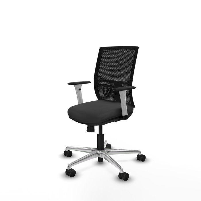 PIQUERAS Y CRESPO Silla de oficina Yunquera con mecanismo Sincro/Traslack, Gris oscuro y Negro PIQUERAS Y CRESPO Silla de oficina Yunquera con mecanismo Sincro/Traslack, Gris oscuro y Negro