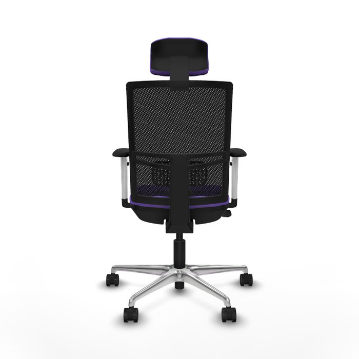 PIQUERAS Y CRESPO Silla de oficina Yunquera con mecanismo Sincro/Traslack, Lila y Negro PIQUERAS Y CRESPO Silla de oficina Yunquera con mecanismo Sincro/Traslack, Lila y Negro