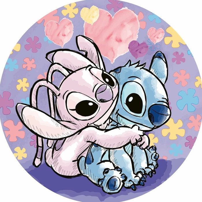Ravensburger Puzzle Redondo Stitch 500 Piezas Ravensburger Puzzle Redondo Stitch 500 Piezas