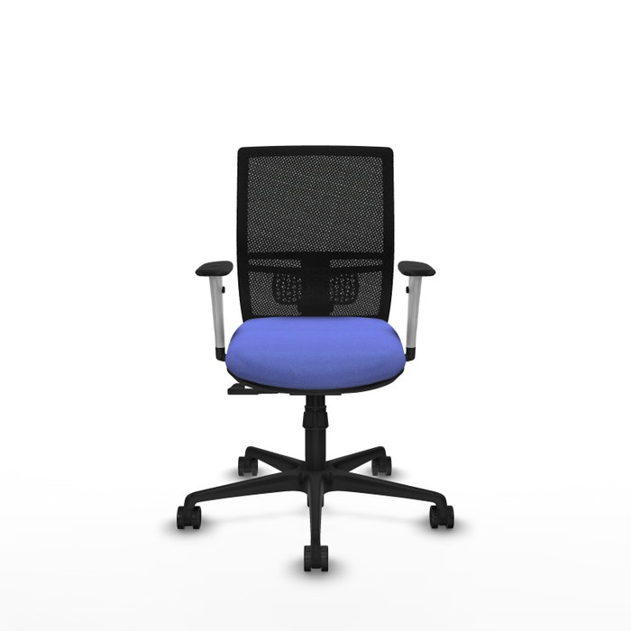 PIQUERAS Y CRESPO Silla de oficina Yunquera con mecanismo Sincro, Azul claro y Negro PIQUERAS Y CRESPO Silla de oficina Yunquera con mecanismo Sincro, Azul claro y Negro