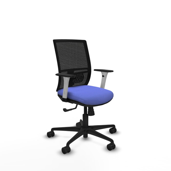 PIQUERAS Y CRESPO Silla de oficina Yunquera con mecanismo Sincro, Azul claro y Negro PIQUERAS Y CRESPO Silla de oficina Yunquera con mecanismo Sincro, Azul claro y Negro