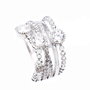 Diamonfire Anillo de Plata con Circonitas Talla 16