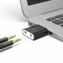 Vention Tarjeta de sonido externa VAB-S17-B 2.1 negro
