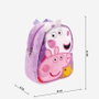 Mochila Guarderia Personaje Peluche Peppa Pig Lila