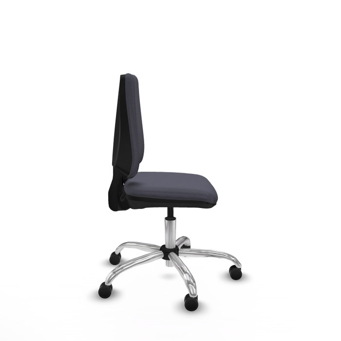 PIQUERAS Y CRESPO Silla de oficina Elche Gris oscuro sin brazos PIQUERAS Y CRESPO Silla de oficina Elche Gris oscuro sin brazos