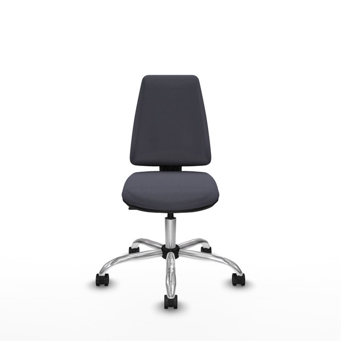 PIQUERAS Y CRESPO Silla de oficina Elche Gris oscuro sin brazos PIQUERAS Y CRESPO Silla de oficina Elche Gris oscuro sin brazos