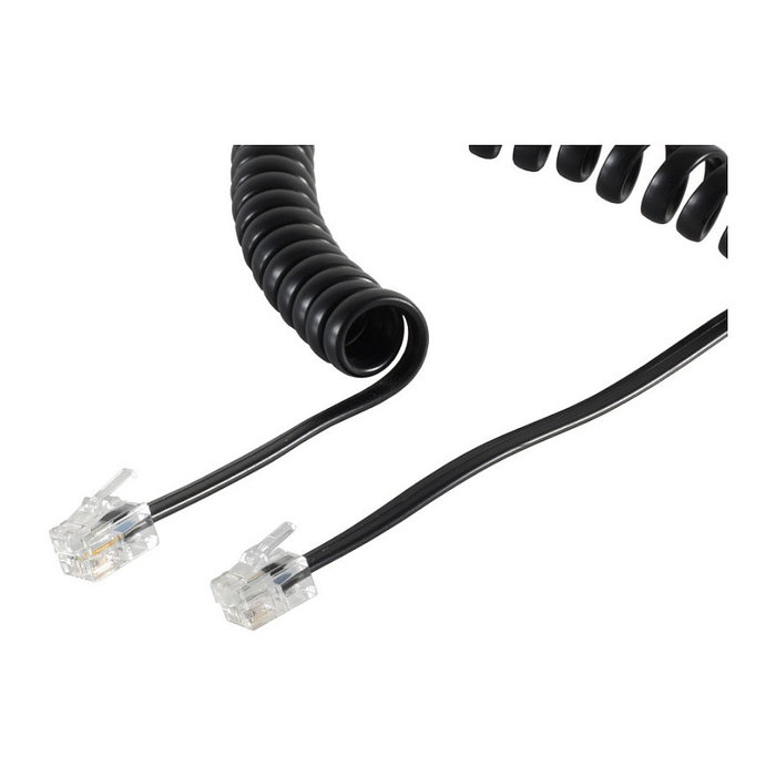 S-Impuls Cable telefónico Western-St. 4/4 de 2 m con conectores RJ-10 S-Impuls Cable telefónico Western-St. 4/4 de 2 m con conectores RJ-10
