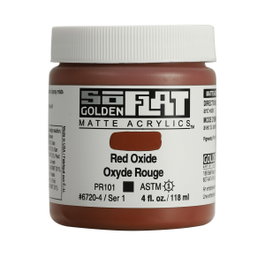 Golden SoFlat Óxido Rojo 4 Oz.
