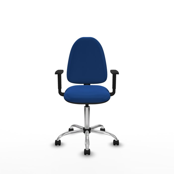 PIQUERAS Y CRESPO Silla de oficina Aýna Azul con Brazos 1D