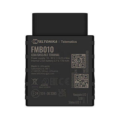 Teltonika FMB010 Tracker GPS para Coche GNSS/GSM/BLE 4.0