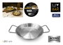 Inde Paellera Mini Servir Acero 21 cm (24 Unidades) My Bar