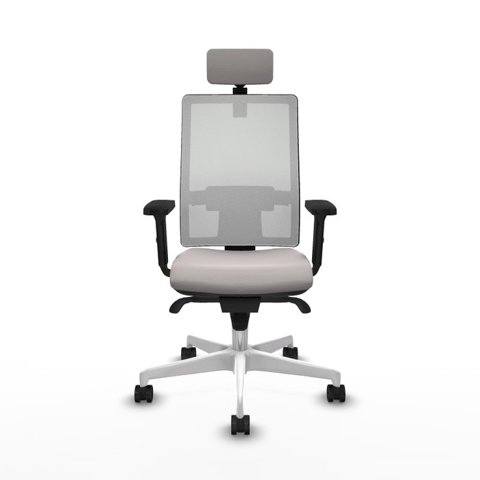 PIQUERAS Y CRESPO Silla de oficina Horna Blanca con mecanismo Sincro PIQUERAS Y CRESPO Silla de oficina Horna Blanca con mecanismo Sincro