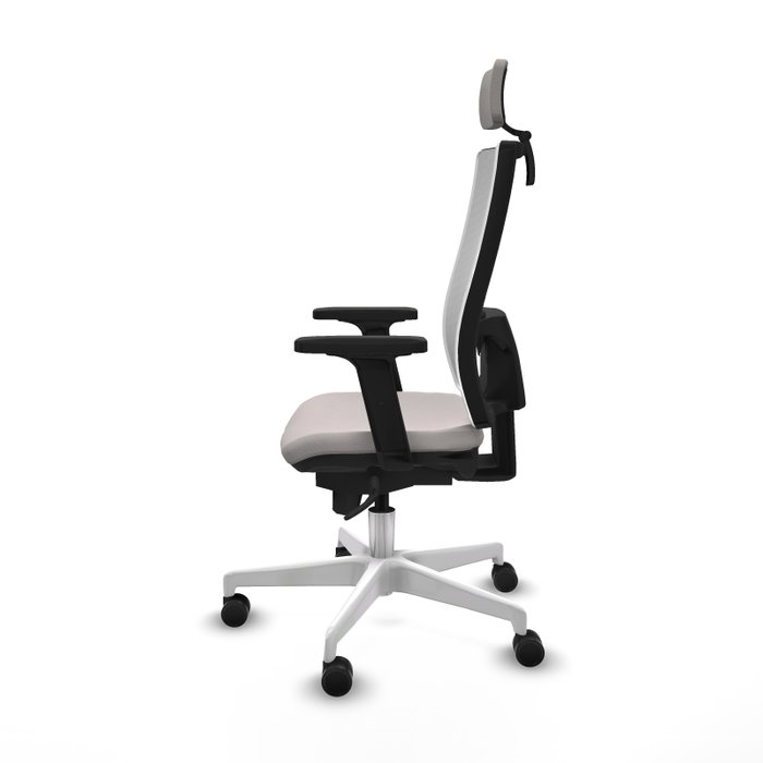 PIQUERAS Y CRESPO Silla de oficina Horna Blanca con mecanismo Sincro PIQUERAS Y CRESPO Silla de oficina Horna Blanca con mecanismo Sincro