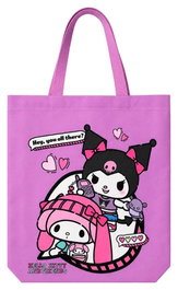 Sakami Merchandise Sanrio Bolsa de tela Hello Kitty & Friends Pop Style 34.5 x 43 cm