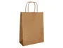 Q-connect Bolsa Papel Kraft Liso Asa Retorcida L 320x400x140 mm Natural 25 Unidades