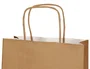 Q-connect Bolsa Papel Kraft Liso Asa Retorcida L 320x400x140 mm Natural 25 Unidades