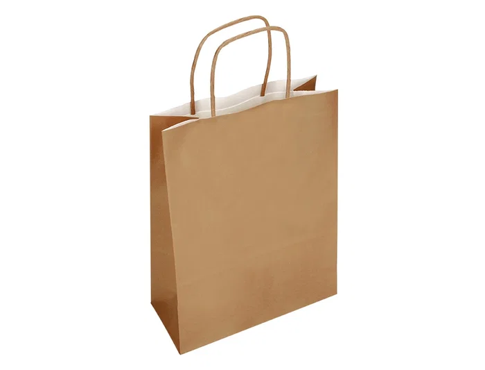 Q-connect Bolsa Papel Kraft Liso Asa Retorcida L 320x400x140 mm Natural 25 Unidades Q-connect Bolsa Papel Kraft Liso Asa Retorcida L 320x400x140 mm Natural 25 Unidades