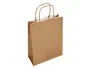 Q-connect Bolsa Papel Kraft Liso Asa Retorcida L 320x400x140 mm Natural 25 Unidades