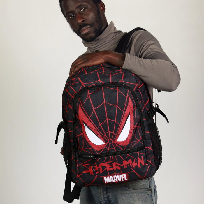 Karactermania Mochila Fight FAN 2.2 Spiderman Vision Negro