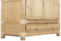 DKD Home Decor Armario Tropical Ratán Bambú Natural 120 x 60 x 180 cm