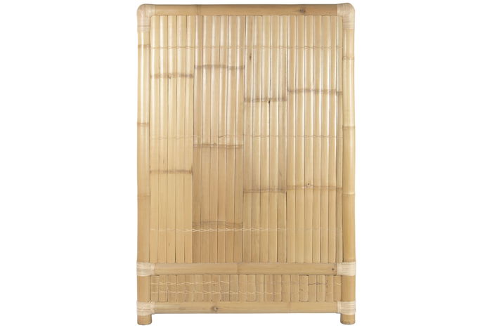 DKD Home Decor Armario Tropical Ratán Bambú Natural 120 x 60 x 180 cm