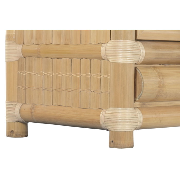 DKD Home Decor Armario de Bambú y Ratán Natural 120x60x180 DKD Home Decor Armario de Bambú y Ratán Natural 120x60x180