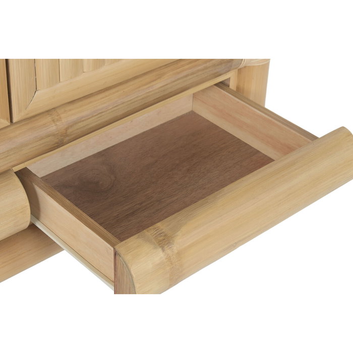 DKD Home Decor Armario de Bambú y Ratán Natural 120x60x180 DKD Home Decor Armario de Bambú y Ratán Natural 120x60x180