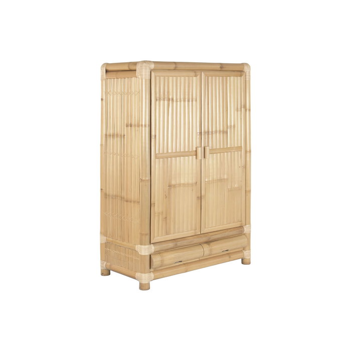 DKD Home Decor Armario de Bambú y Ratán Natural 120x60x180 DKD Home Decor Armario de Bambú y Ratán Natural 120x60x180