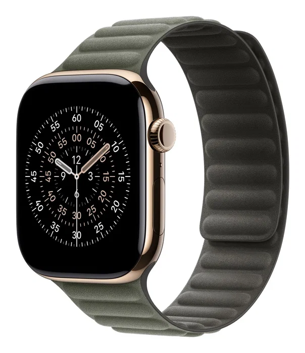 Apple MGDL4ZM/A Correa de Reloj Magnética con Cierre de Imán, Talla M/L, Color Gris Salvia, Compatible con Apple Watch Series 9 / SE / 10 / 11 (44mm, 45mm, 46mm, 49mm)