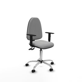PIQUERAS Y CRESPO Silla de oficina Aýna Gris claro con Brazos 1D