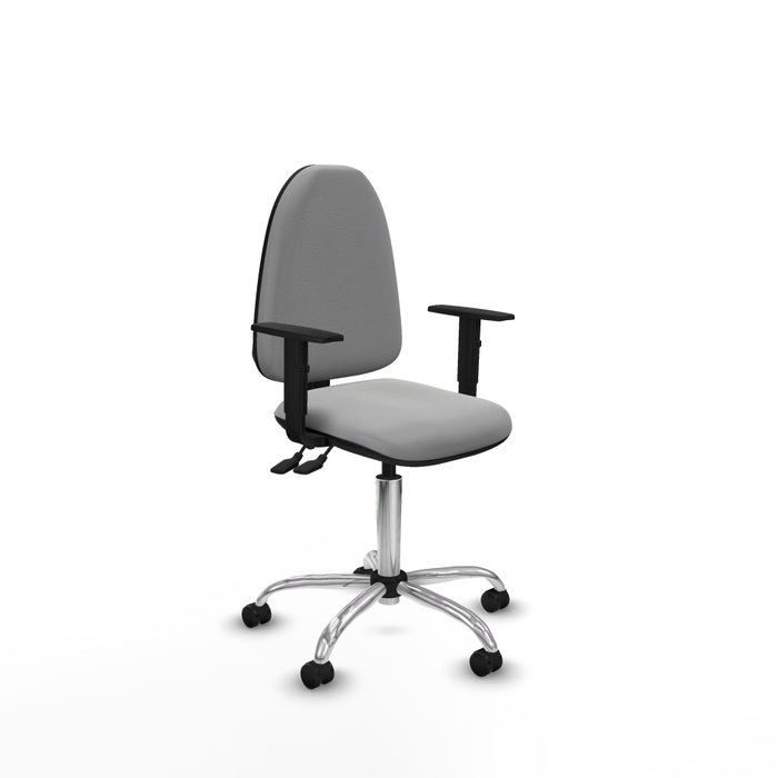 PIQUERAS Y CRESPO Silla de oficina Aýna Gris claro con Brazos 1D PIQUERAS Y CRESPO Silla de oficina Aýna Gris claro con Brazos 1D
