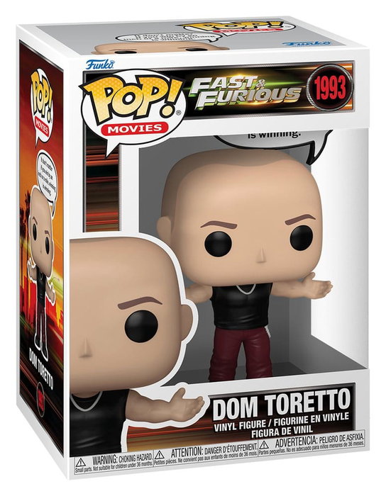 Funko POP! Sayings Dom Toretto (Winning is Winning) - The Fast and the Furious