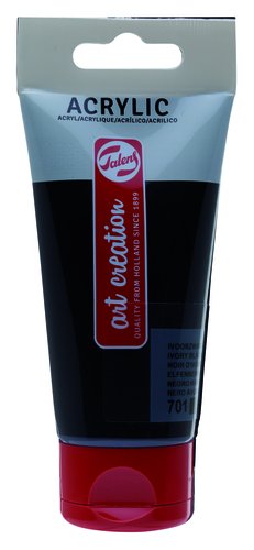 Talens Art Creation Pintura Acrílica Negro Marfil 701 en Tubo de 75 ml