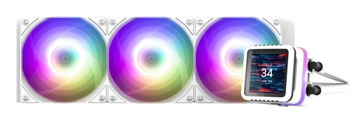 Zalman ALPHA2 DS A36 Sistema de refrigeración líquida todo en uno 12 cm Blanco