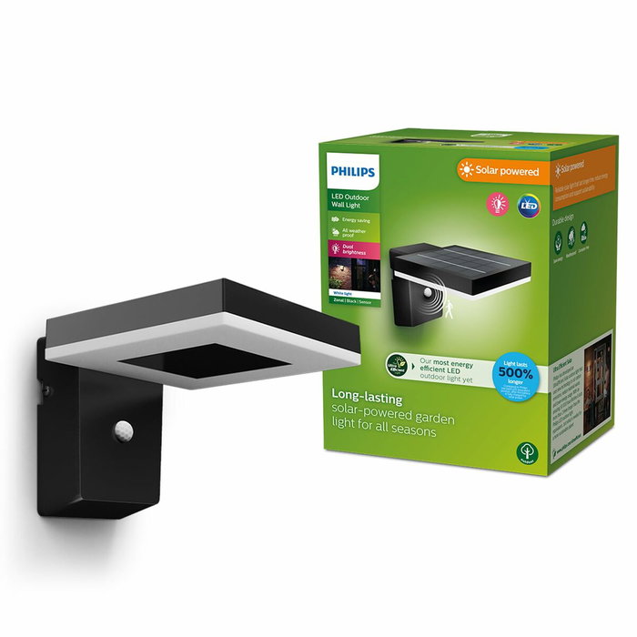 Philips Zonale Square Solar Aplique Solar Mural Cuadrado Philips Zonale Square Solar Aplique Solar Mural Cuadrado
