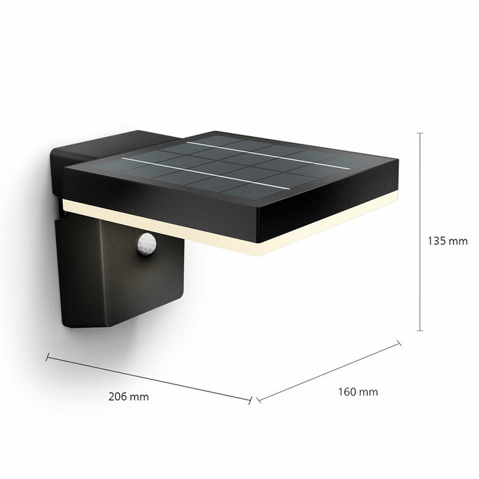 Philips Zonale Square Solar Aplique Solar Mural Cuadrado Philips Zonale Square Solar Aplique Solar Mural Cuadrado