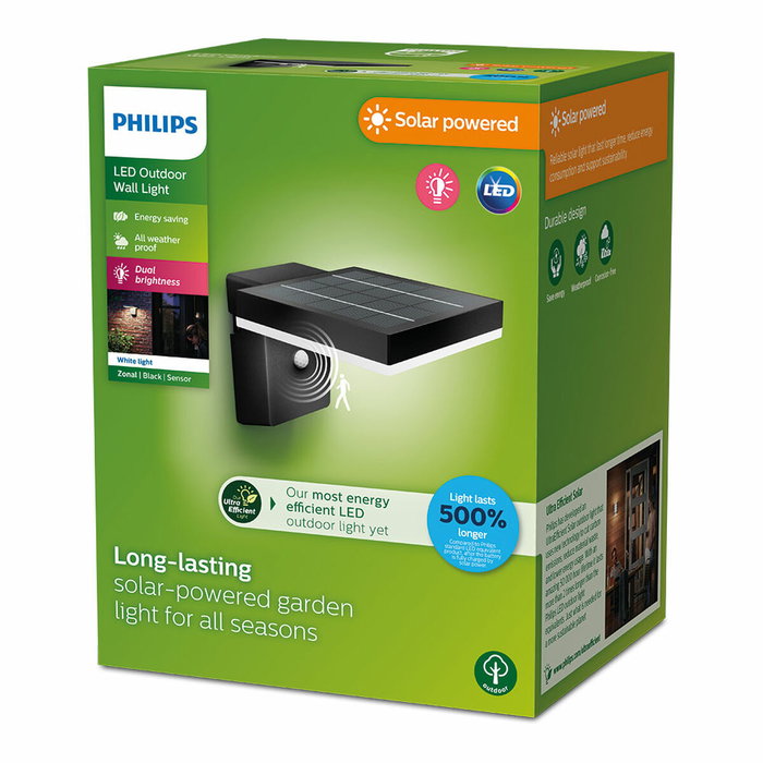Philips Zonale Square Solar Aplique Solar Mural Cuadrado Philips Zonale Square Solar Aplique Solar Mural Cuadrado