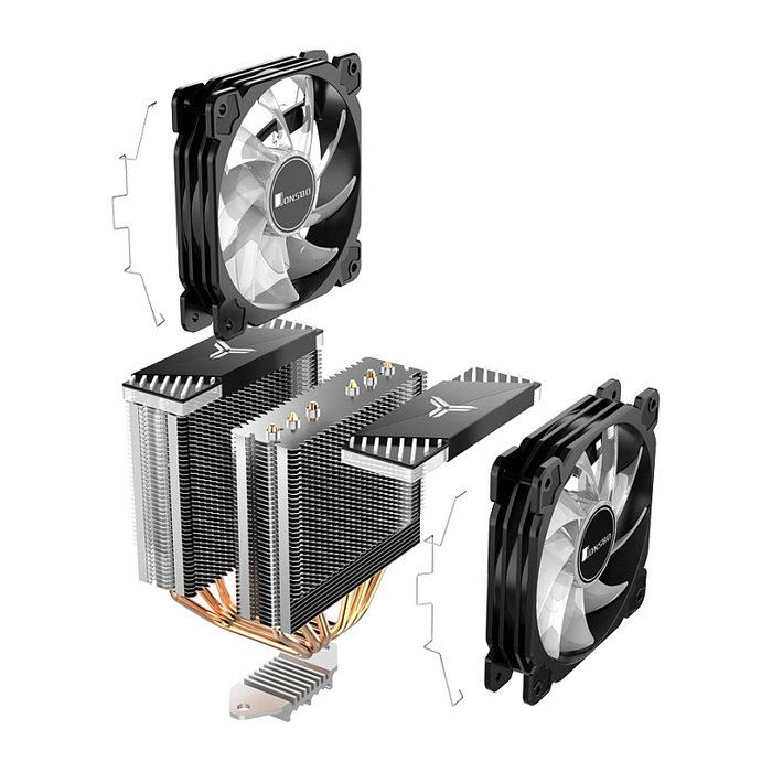 Jonsbo CR-2000 GT Disipador de CPU Torre Doble ARGB Negro Jonsbo CR-2000 GT Disipador de CPU Torre Doble ARGB Negro