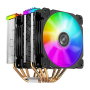 Jonsbo CR-2000 GT Disipador de CPU Torre Doble ARGB Negro