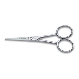 Tres Claveles Tijera de Bigote Recta Inox 4.5 inch