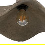 Lámpara Techo Gris Papel Maché 44 X 44 X 18 cm