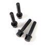 Omp Juego 4 Tornillos M12x1.5 Plano Largo 50 mm Llave 17 Negro Din 10.9 OMPS09641201