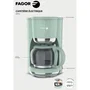 Fagor Cafetera de Filtro FG1560 1.5L 12 Tazas Mantiene Caliente