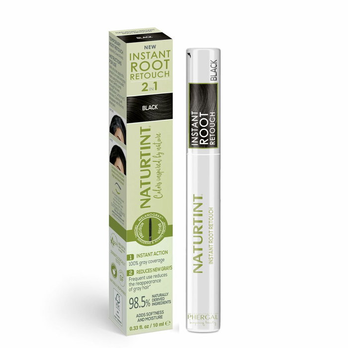 Naturtint Instant Root Retouch Retocador Temporal de Canas 2 en 1 Black