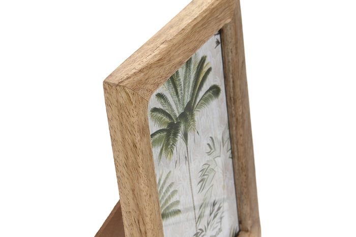 DKD Home Decor Marco Foto 13X18 Softedges Urban Marron Mango y Cristal 20 x 15 cm (4 Unidades)