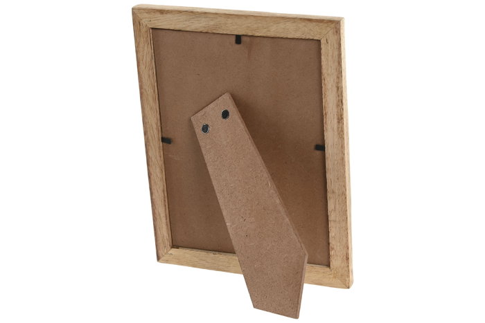 DKD Home Decor Marco Foto 13X18 Softedges Urban Marron Mango y Cristal 20 x 15 cm (4 Unidades)