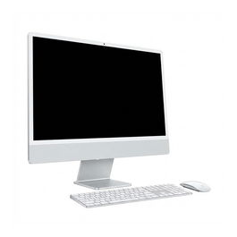 Apple iMac 24 Pulgadas en Color Plata, CTO, Chip M4 con CPU de 10 Núcleos, 32 GB RAM, 1 TB SSD