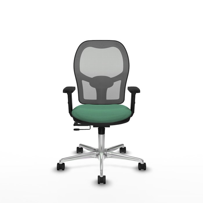 PIQUERAS Y CRESPO Silla de oficina Jorquera Verde esmeralda y Gris PIQUERAS Y CRESPO Silla de oficina Jorquera Verde esmeralda y Gris