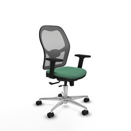 PIQUERAS Y CRESPO Silla de oficina Jorquera Verde esmeralda y Gris